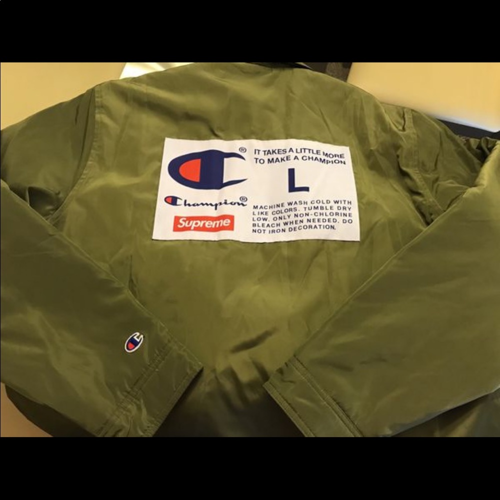 Supreme x Champion Coaches Jacket